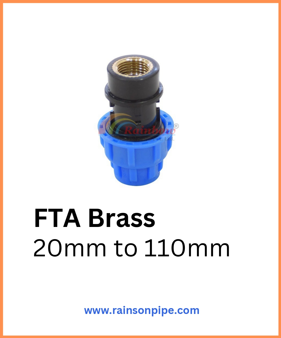 Compression FTA Brass Fitting