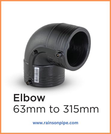 High-quality electrofusion elbow from size 63mm to 315mm for HDPE Pipe