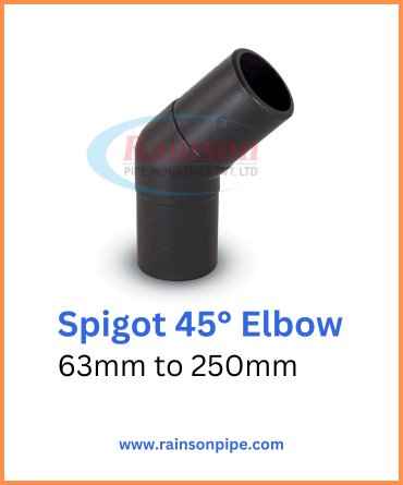 Rainson HDPE Spigot 45° Elbow