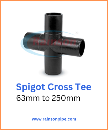 Rainson HDPE Spigot Cross Tee