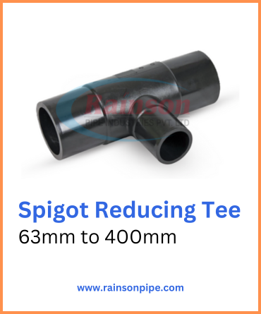 Rainson HDPE Spigot Reducing Tee