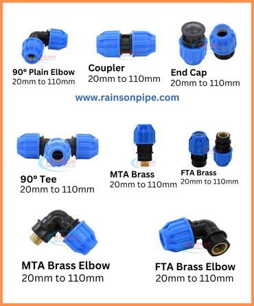 MDPE Pipe Fittings manufactured by Rainson Pipe Industries Pvt. Ltd.
