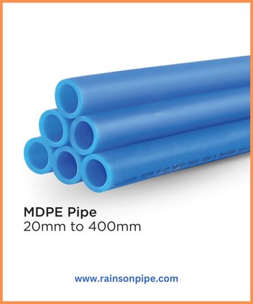 MDPE Pipe 20mm manufactured by Rainson Pipe Industries Pvt. Ltd.